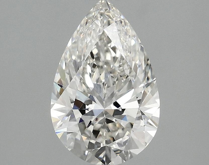 1.54 Carat Pear Shaped Ideal Cut VVS1 IGI Certified Lab Grown Diamond