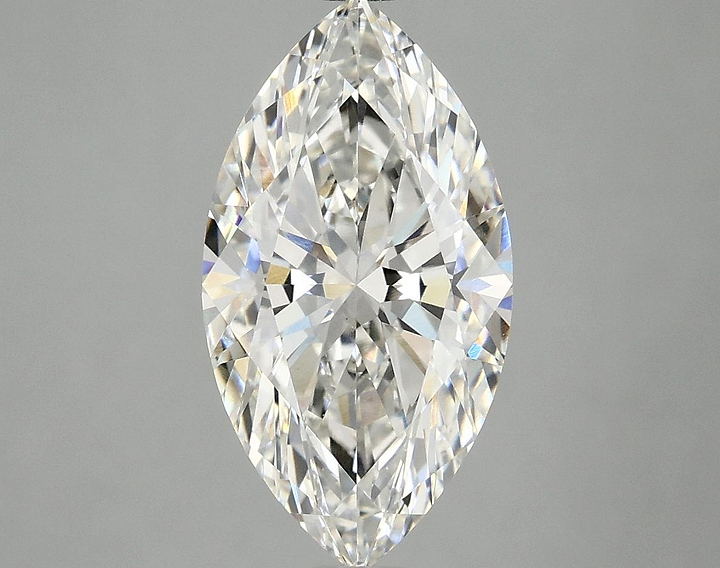 3.05 Carat Marquise Shaped Excellent Cut VVS2 IGI Certified Lab Grown Diamond