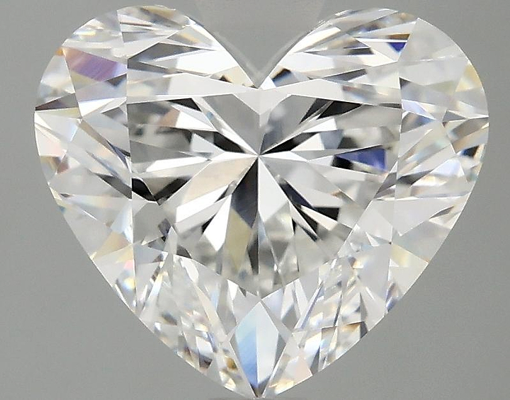 3.5 Carat Heart Shaped Ideal Cut VVS2 IGI Certified Lab Grown Diamond