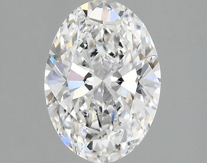 1.35 Carat Oval Shaped Ideal Cut VVS2 IGI Certified Lab Grown Diamond