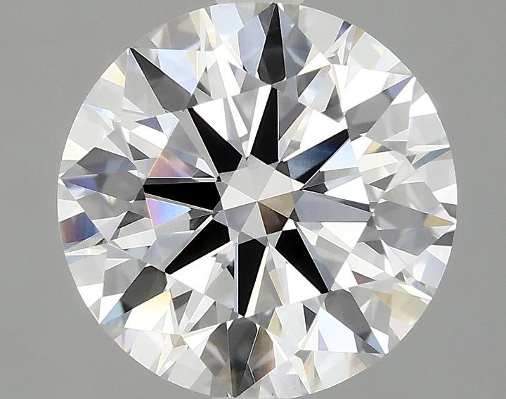 3.08 Carat Round Shaped Ideal Cut VVS2 IGI Certified Lab Grown Diamond