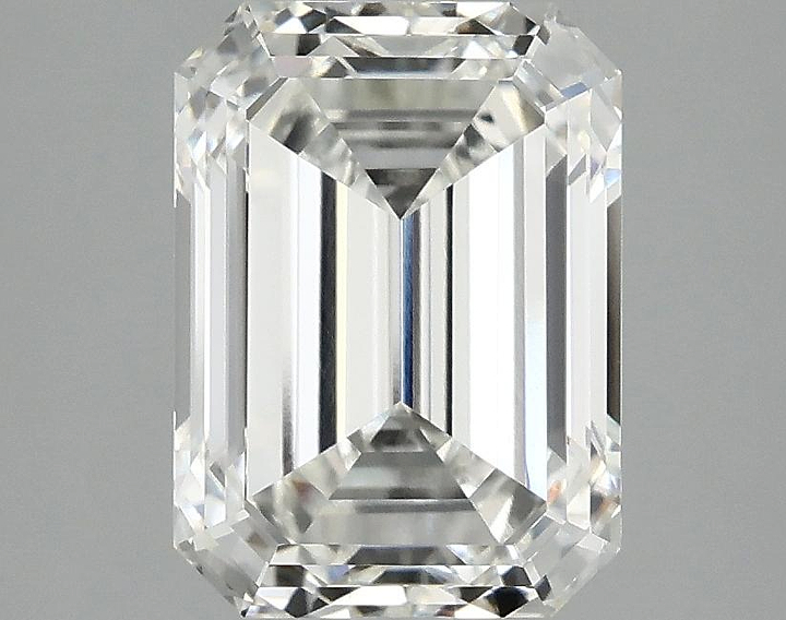 2.98 Carat Emerald Shaped Excellent Cut VVS2 IGI Certified Lab Grown Diamond