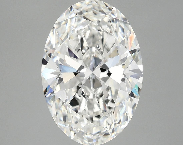 4.05 Carat Oval Shaped Ideal Cut VVS2 IGI Certified Lab Grown Diamond