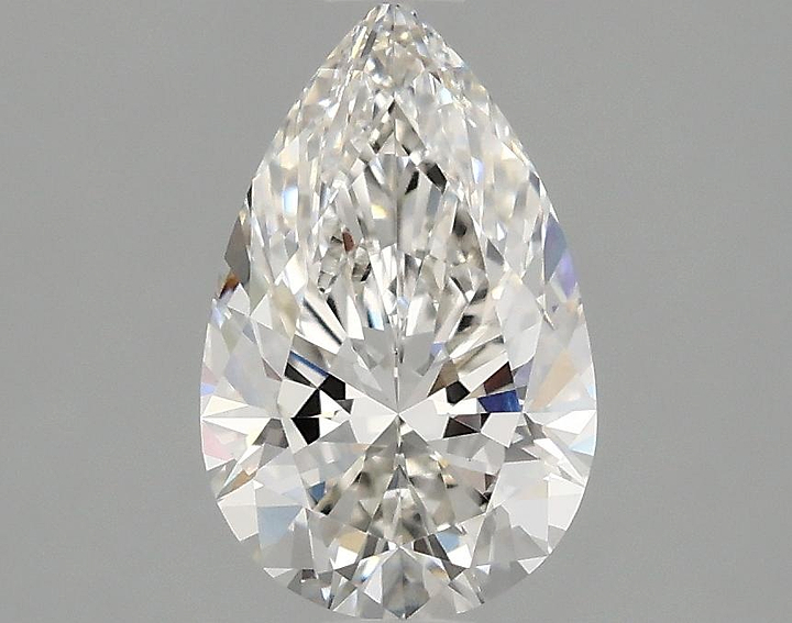 1.55 Carat Pear Shaped Ideal Cut VVS2 IGI Certified Lab Grown Diamond