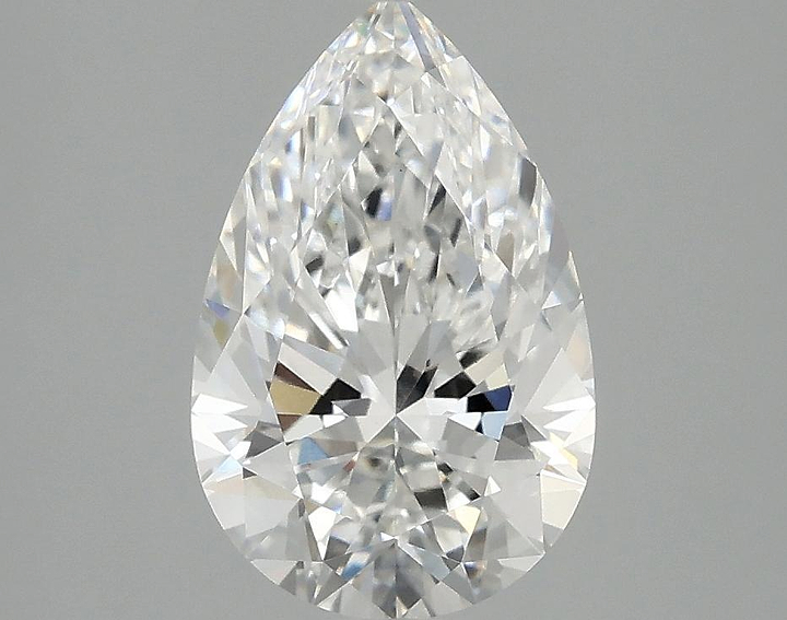 2.09 Carat Pear Shaped Ideal Cut VVS2 IGI Certified Lab Grown Diamond