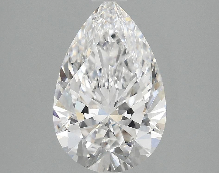 2.06 Carat Pear Shaped Ideal Cut VVS2 IGI Certified Lab Grown Diamond