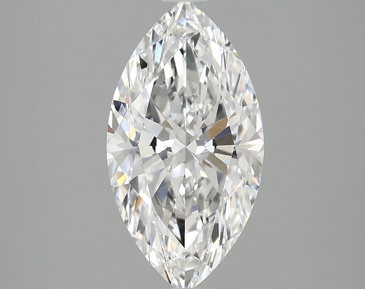 2.06 Carat Marquise Shaped Excellent Cut VVS2 IGI Certified Lab Grown Diamond