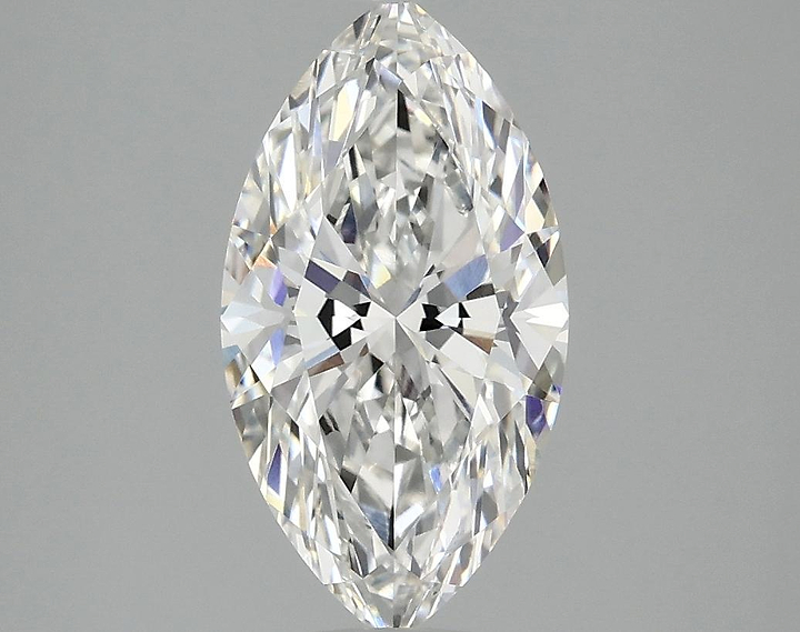2.02 Carat Marquise Shaped Excellent Cut VVS2 IGI Certified Lab Grown Diamond