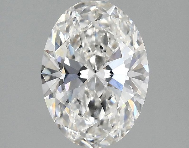 1.5 Carat Oval Shaped Ideal Cut VVS2 IGI Certified Lab Grown Diamond