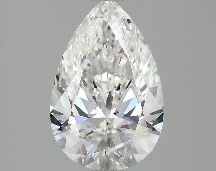 2.02 Carat Pear Shaped Excellent Cut VVS2 IGI Certified Lab Grown Diamond