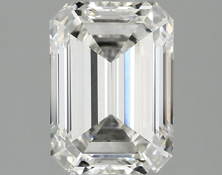 2.05 Carat Emerald Shaped Ideal Cut VVS2 IGI Certified Lab Grown Diamond