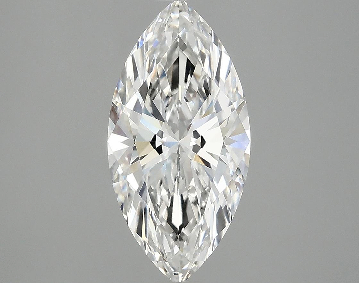 2.1 Carat Marquise Shaped Ideal Cut VVS1 IGI Certified Lab Grown Diamond