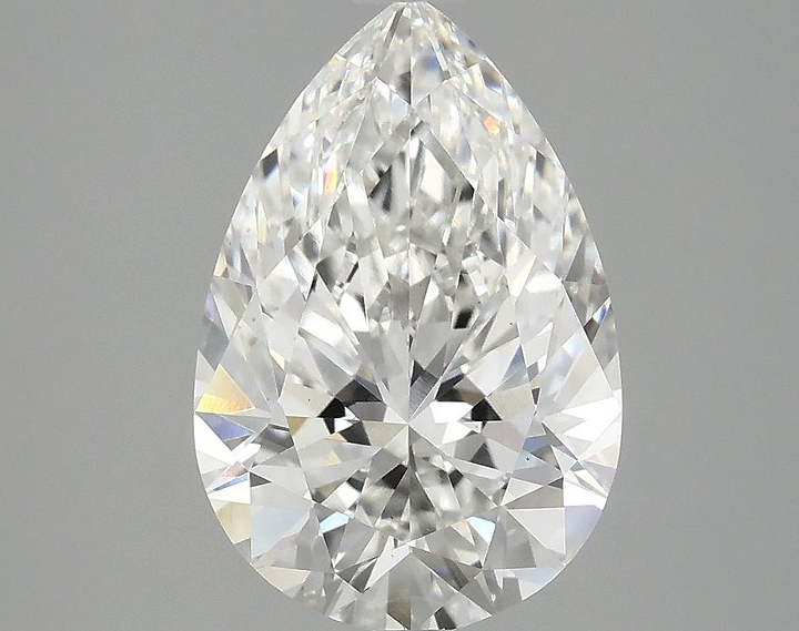 3.02 Carat Pear Shaped Excellent Cut VS1 IGI Certified Lab Grown Diamond