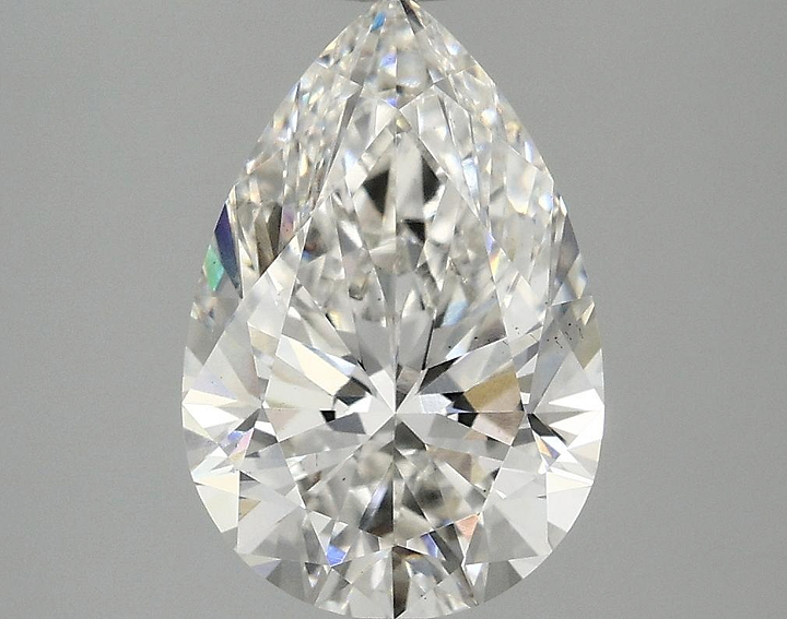3.02 Carat Pear Shaped Excellent Cut VS2 IGI Certified Lab Grown Diamond
