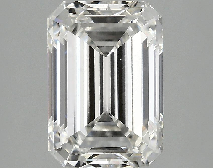 3.08 Carat Emerald Shaped Ideal Cut VS1 IGI Certified Lab Grown Diamond
