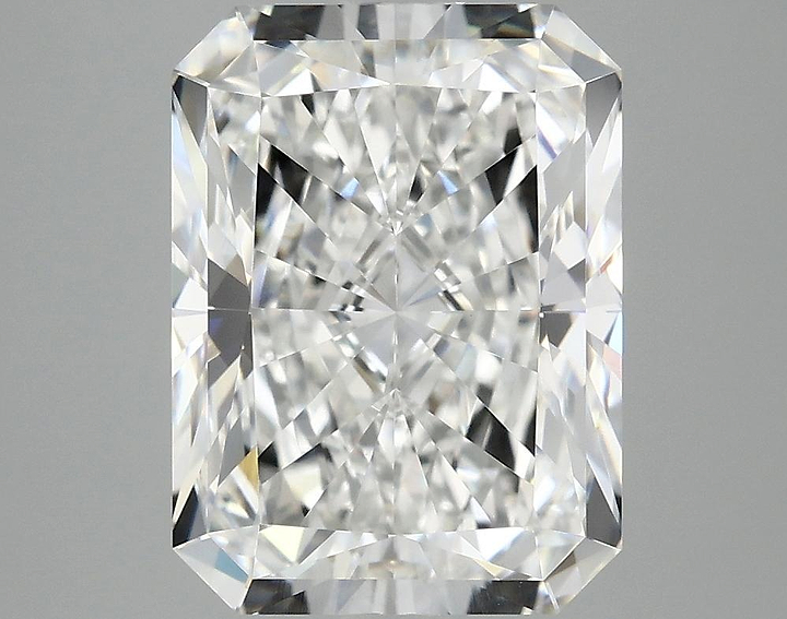 4.08 Carat Radiant Shaped Excellent Cut VVS2 IGI Certified Lab Grown Diamond