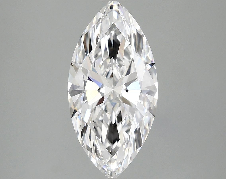 2.02 Carat Marquise Shaped Ideal Cut VVS2 IGI Certified Lab Grown Diamond
