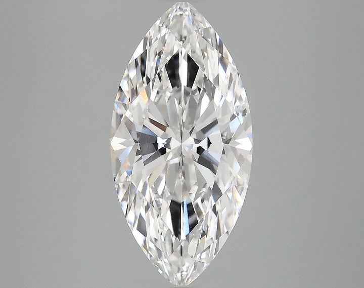 3.09 Carat Marquise Shaped Ideal Cut VVS2 IGI Certified Lab Grown Diamond