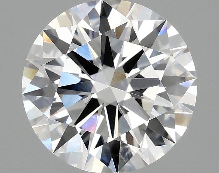 1.57 Carat Round Shaped Ideal Cut VVS2 IGI Certified Lab Grown Diamond