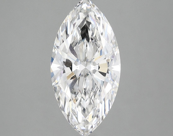 2.07 Carat Marquise Shaped Ideal Cut VVS2 IGI Certified Lab Grown Diamond