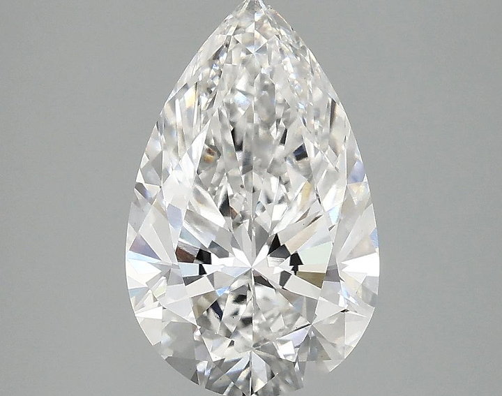 2.5 Carat Pear Shaped Ideal Cut VS1 IGI Certified Lab Grown Diamond