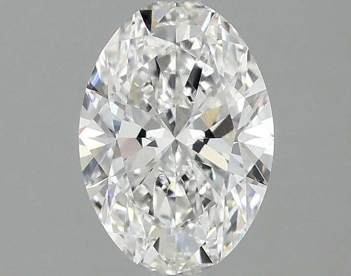 1.5 Carat Oval Shaped Ideal Cut VVS2 IGI Certified Lab Grown Diamond