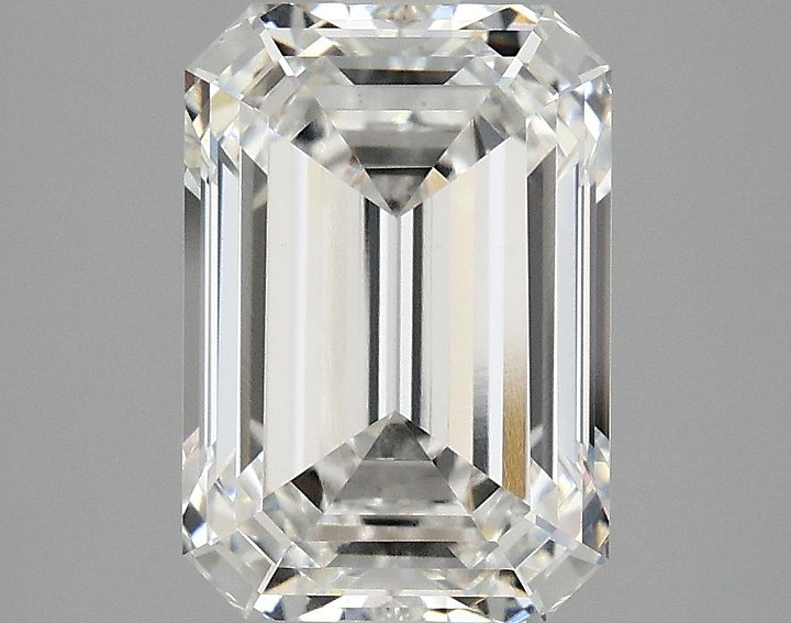 3.09 Carat Emerald Shaped Ideal Cut VS1 IGI Certified Lab Grown Diamond