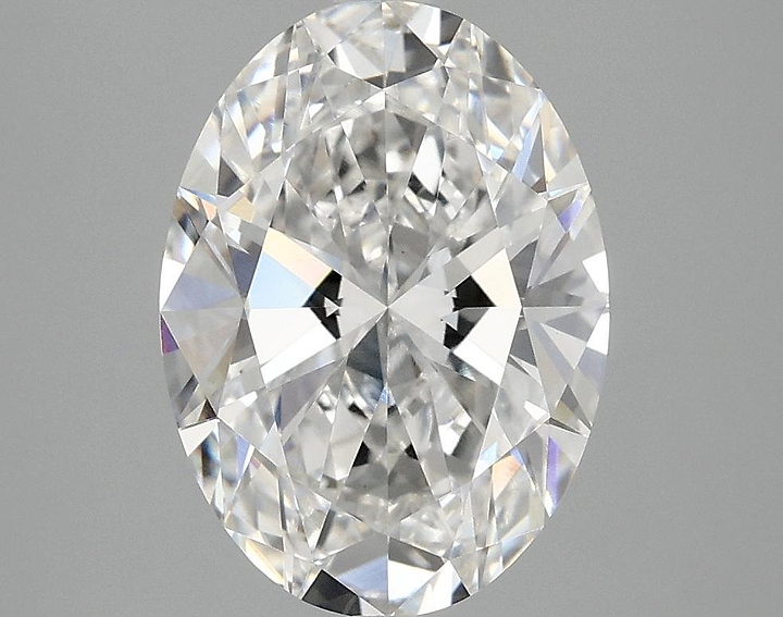 3.02 Carat Oval Shaped Ideal Cut VVS2 IGI Certified Lab Grown Diamond