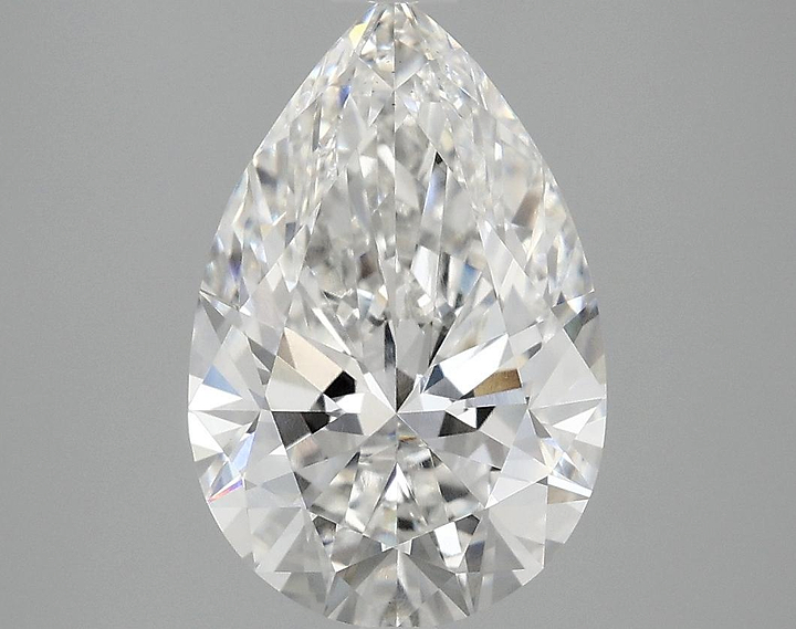 3.06 Carat Pear Shaped Excellent Cut VS1 IGI Certified Lab Grown Diamond