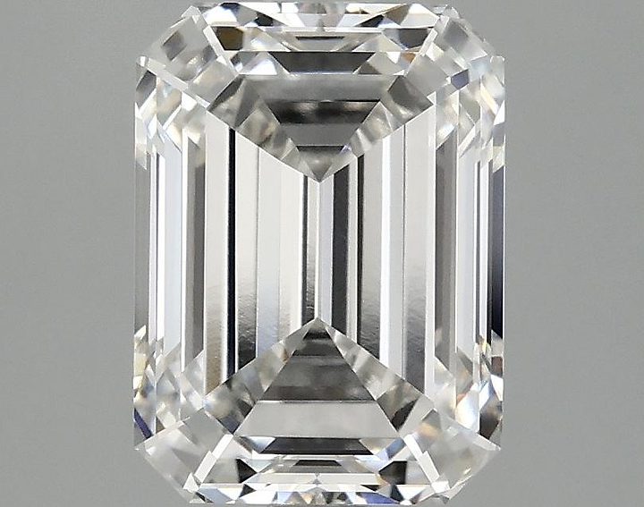 3.05 Carat Emerald Shaped Excellent Cut VVS2 IGI Certified Lab Grown Diamond