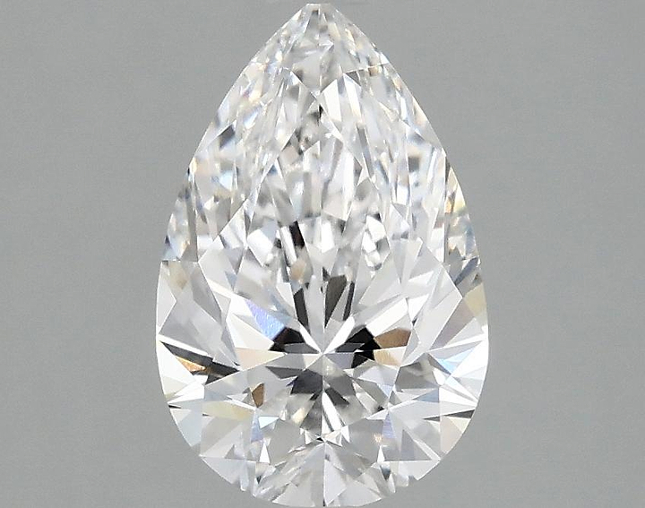 1.55 Carat Pear Shaped Ideal Cut VVS2 IGI Certified Lab Grown Diamond