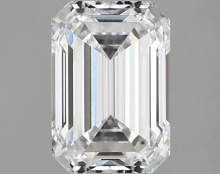 2.1 Carat Emerald Shaped Ideal Cut VS1 IGI Certified Lab Grown Diamond