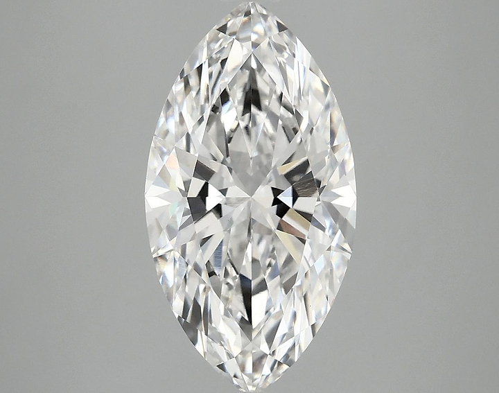 3.1 Carat Marquise Shaped Excellent Cut VVS2 IGI Certified Lab Grown Diamond