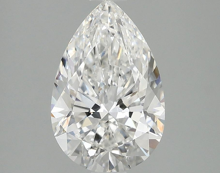 2.09 Carat Pear Shaped Excellent Cut VVS2 IGI Certified Lab Grown Diamond