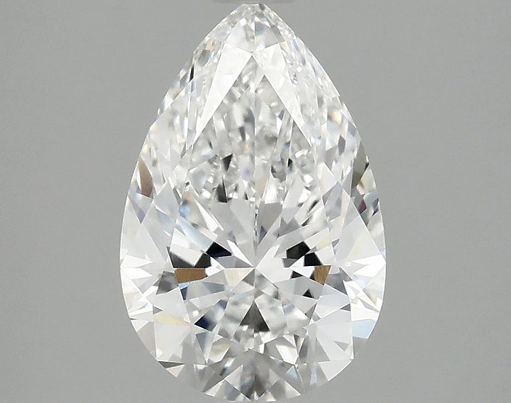 2.08 Carat Pear Shaped Excellent Cut VS1 IGI Certified Lab Grown Diamond