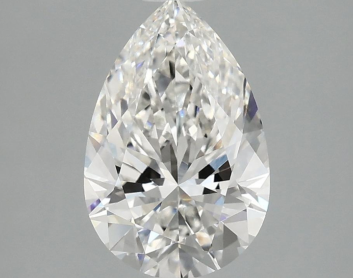 2.08 Carat Pear Shaped Excellent Cut VVS2 IGI Certified Lab Grown Diamond