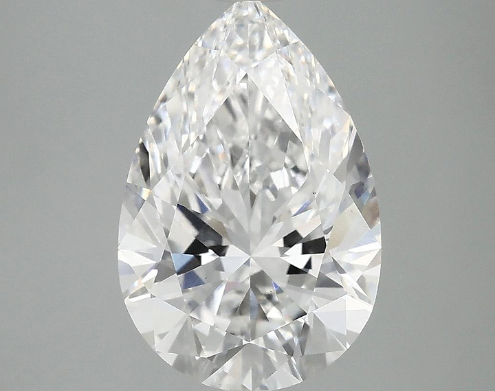 3.09 Carat Pear Shaped Excellent Cut VS1 IGI Certified Lab Grown Diamond