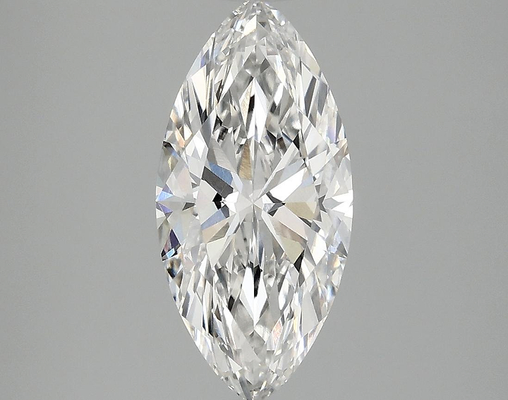 1.98 Carat Marquise Shaped Excellent Cut VVS2 IGI Certified Lab Grown Diamond