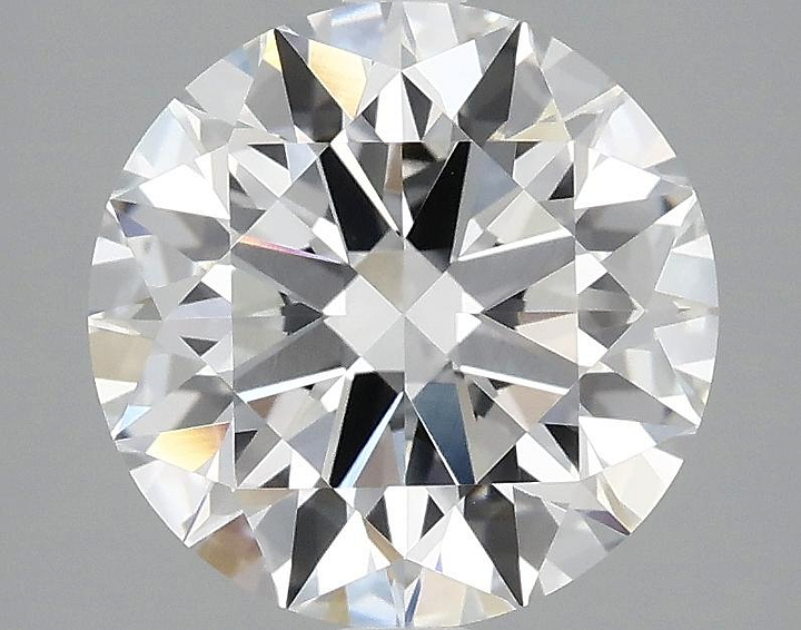 3.07 Carat Round Shaped Ideal Cut VVS2 IGI Certified Lab Grown Diamond