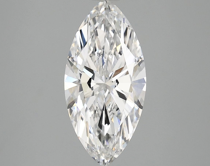 2.01 Carat Marquise Shaped Excellent Cut VVS2 IGI Certified Lab Grown Diamond