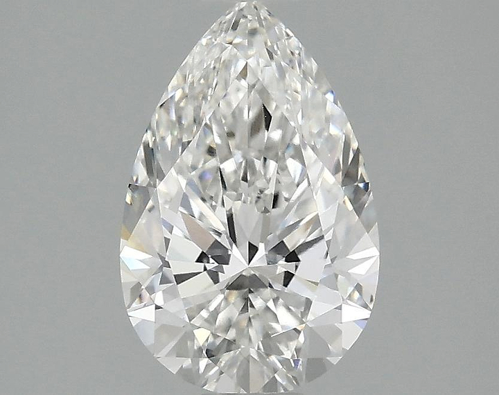 1.56 Carat Pear Shaped Ideal Cut VVS2 IGI Certified Lab Grown Diamond