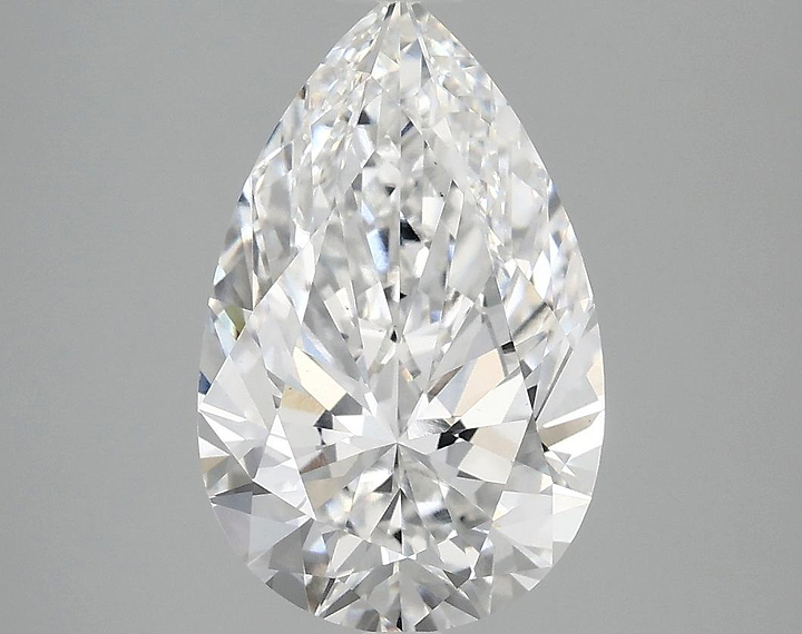2.95 Carat Pear Shaped Ideal Cut VS1 IGI Certified Lab Grown Diamond