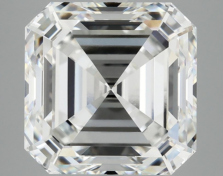 8.14 Carat Asscher Shaped Excellent Cut VVS2 IGI Certified Lab Grown Diamond