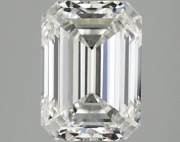 2.54 Carat Emerald Shaped Ideal Cut VVS2 IGI Certified Lab Grown Diamond