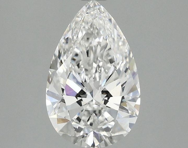 1.89 Carat Pear Shaped Ideal Cut VVS2 IGI Certified Lab Grown Diamond