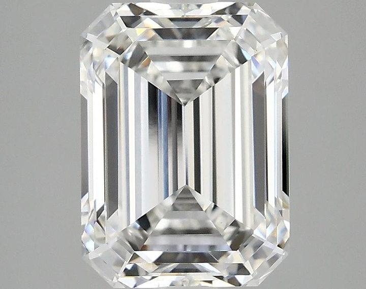 3.09 Carat Emerald Shaped Excellent Cut VS1 IGI Certified Lab Grown Diamond