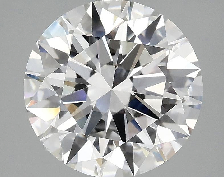 3.06 Carat Round Shaped Ideal Cut VVS2 IGI Certified Lab Grown Diamond