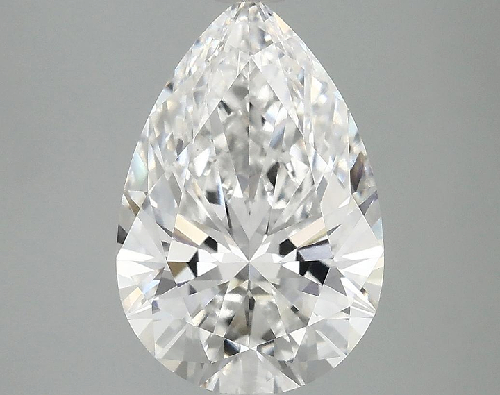 3.09 Carat Pear Shaped Excellent Cut VVS2 IGI Certified Lab Grown Diamond