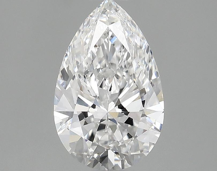 1.07 Carat Pear Shaped Ideal Cut VVS2 IGI Certified Lab Grown Diamond