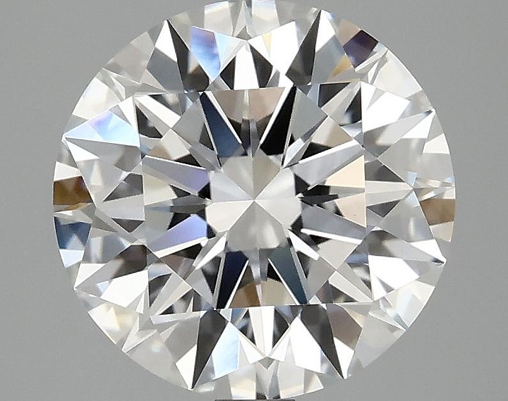 3.08 Carat Round Shaped Ideal Cut VVS2 IGI Certified Lab Grown Diamond